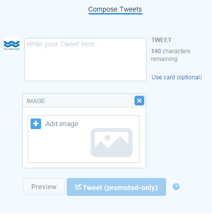 How to create Facebook ads blank tweet