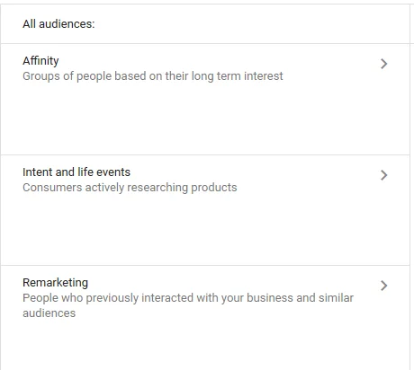 adwords life events targeting