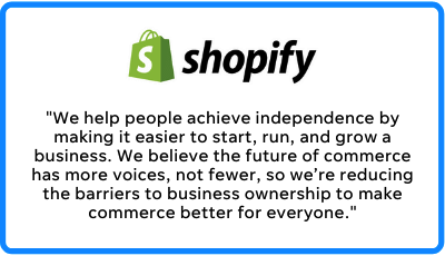 заявление о миссии Shopify