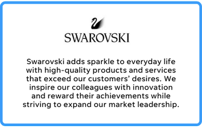 Заявление о бизнес-миссии Swarovski