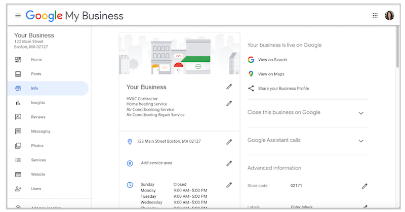 how to create and verify google my business account google my business dashboard