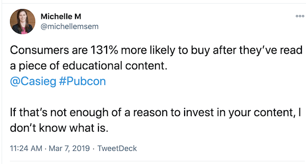 how to focus on customers in 2021 write informative simple content