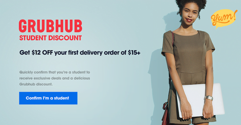 how to market to college students grubhub