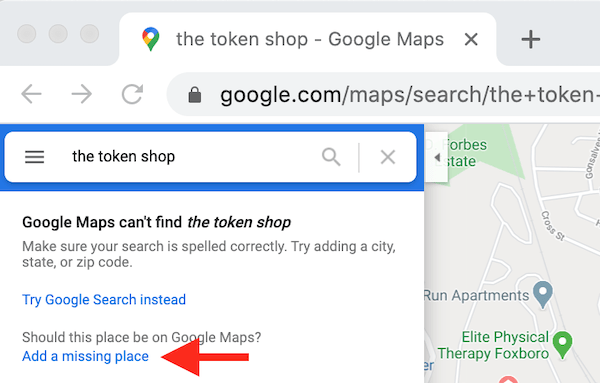 como ter uma classificação mais alta no google maps adicionar loja de tokens de lugares ausentes