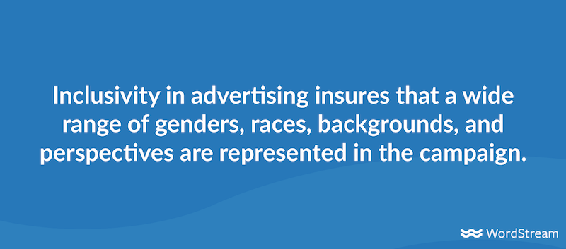 inclusivity in advertising definition