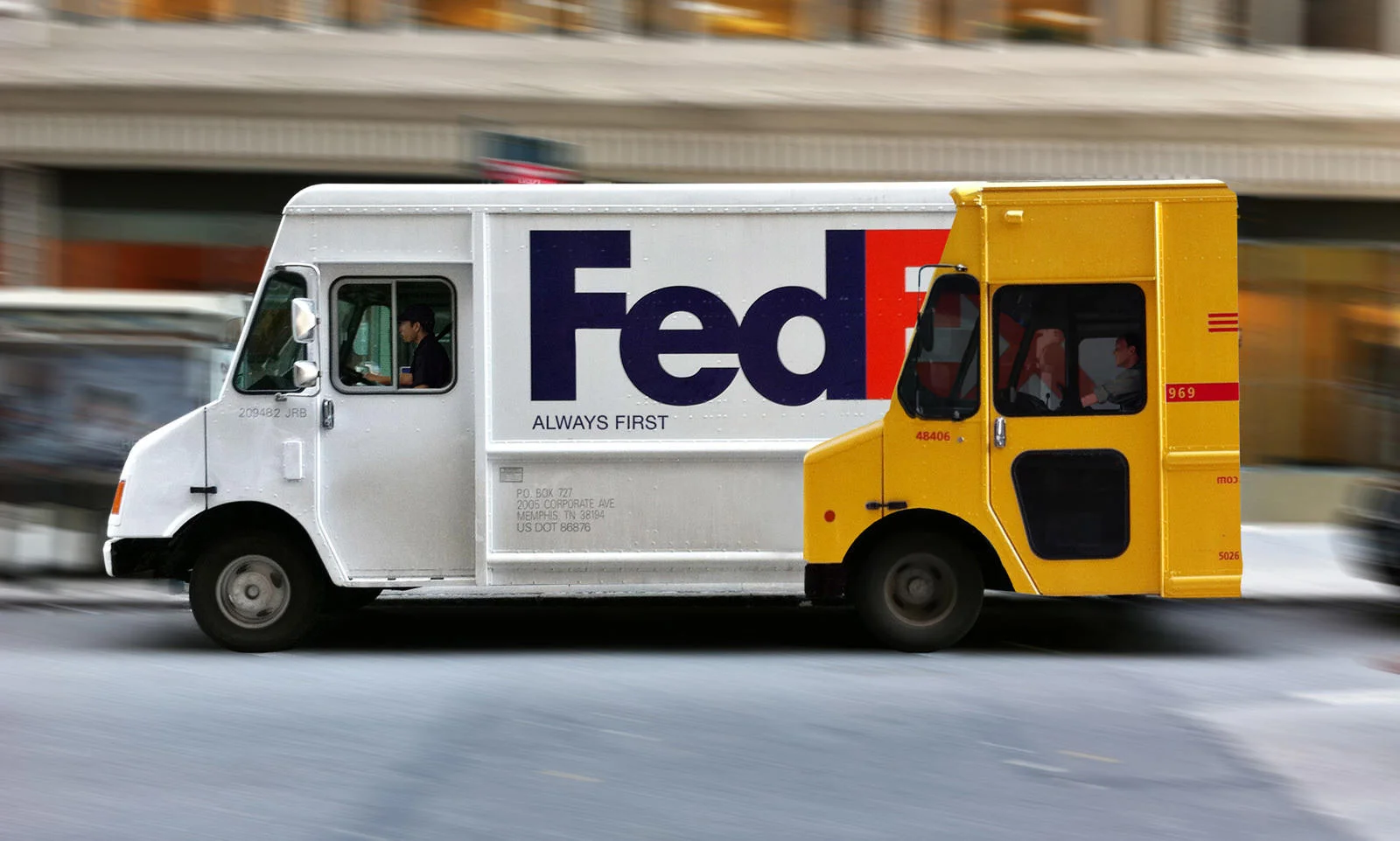 fun fedex truck ad