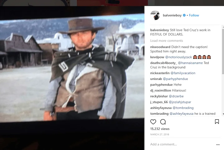 clint eastwood funny instagram caption example