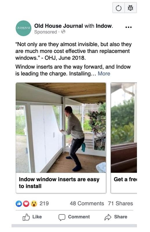 Instagram ecommerce branded content example