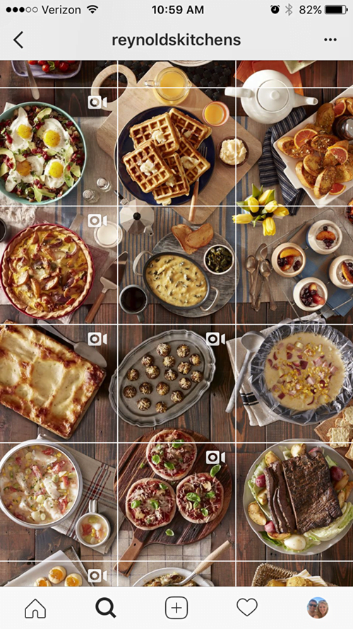 Instagram Grid Advertisement