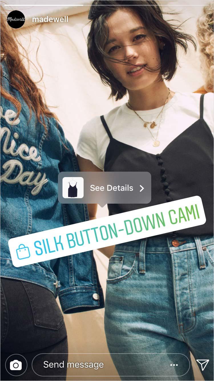 Instagram Stories Shopping Tags