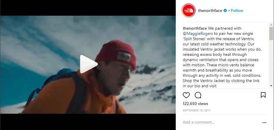 Instagram Videos North Face