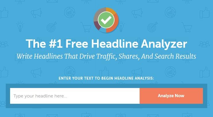 interactive content example: CoSchedule Headline Analyzer