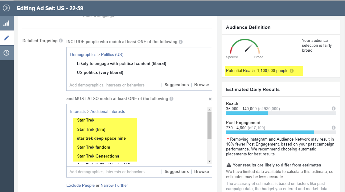 targeting strategies for facebook ads