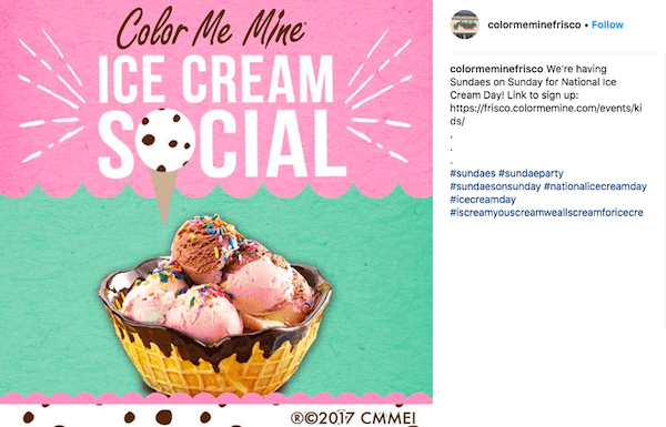 июль маркетинговые идеи мороженое социальное приглашение