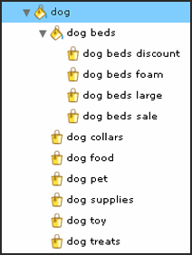 creating a keyword map with more expanded "long tail" keywords helps inform site architectiure