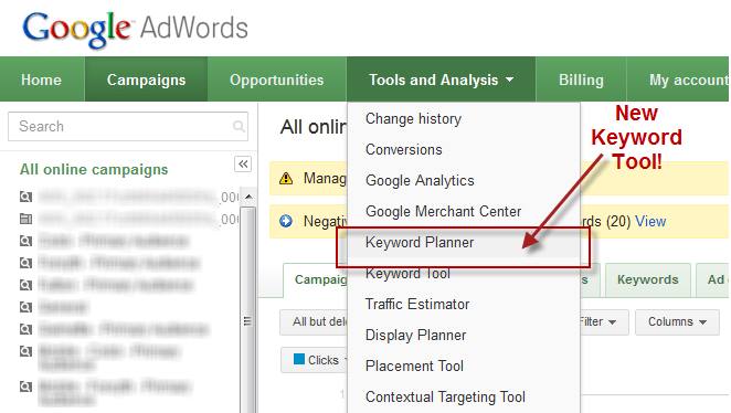 Adwords Keyword Planner Explained: How To Use Keyword Planner