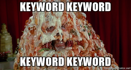 keyword stuffing your expanded text ads is bad