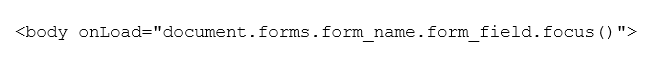 form field code