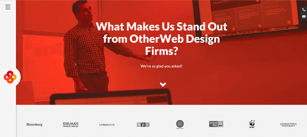 Landing page ideas ask and answer questions