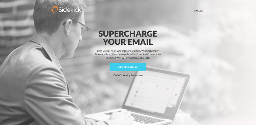 Landing page mistakes Sidekick example