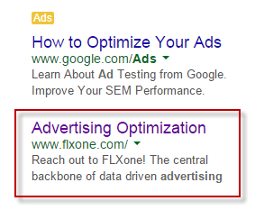 Landing page relevance ad optimization ad
