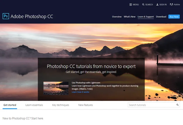 Learn Photoshop Adobe resources