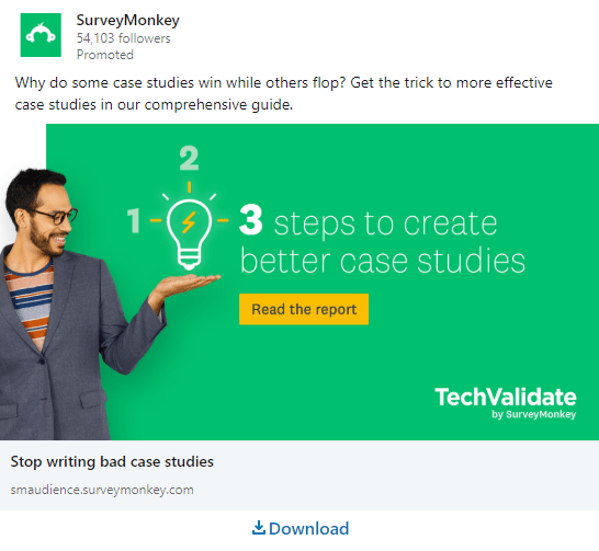 linkedin-advertising-example-survey-monkey