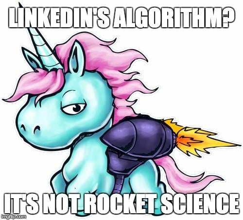 LinkedIn Pulse algorithm isn't rocket science