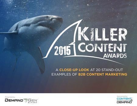 Marketing awards Killer Content Awards 2015