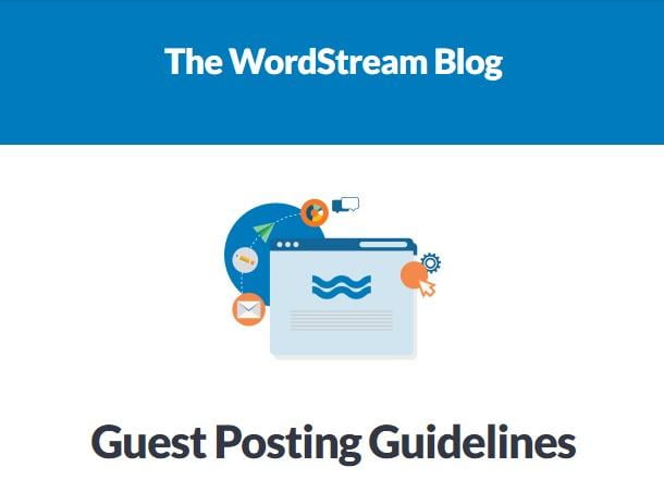 WordStream guest posting