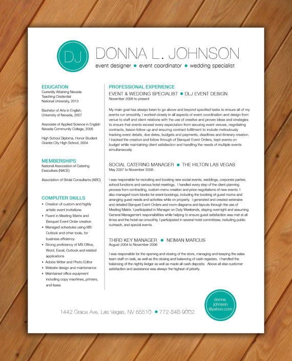 marketing resume template