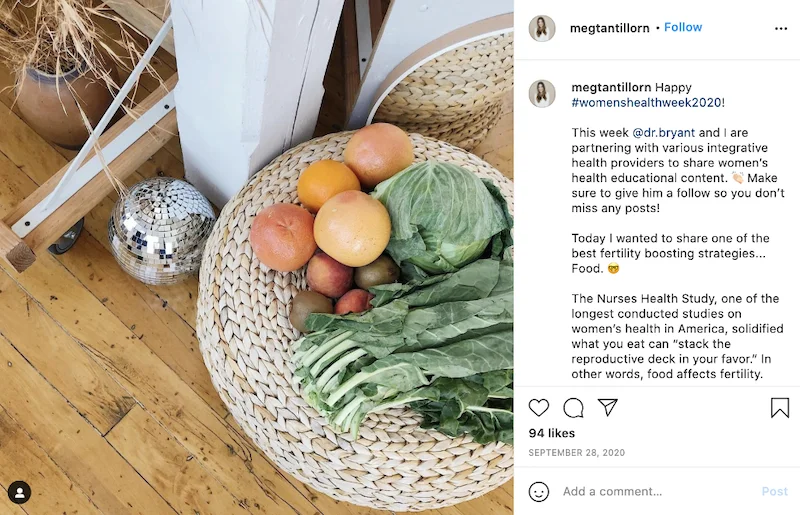 may marketing ideas—womens health week instagram post