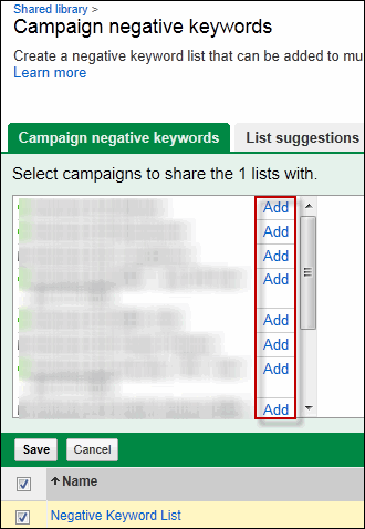campaign negative keywords