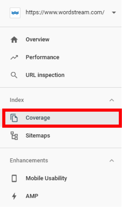 New Google Search Console Coverage