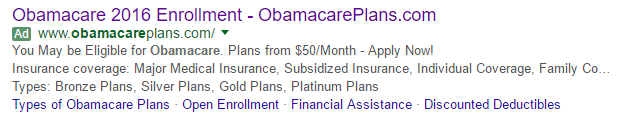 relevant adwords ads