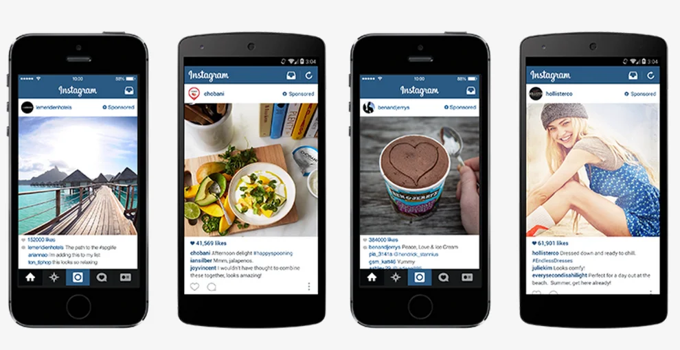Online advertising costs Instagram ads