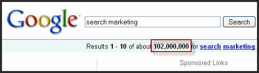 Optimizing broad topics for search is very difficult, due in part to competition.