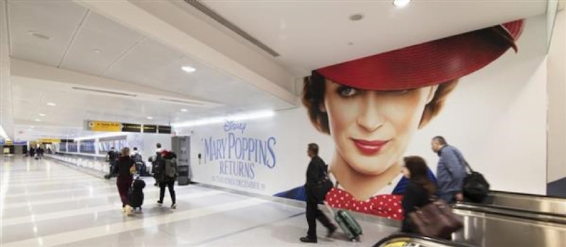 out of home advertising mary poppins returns