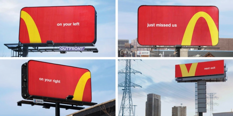 out of home advertising mcdonalds