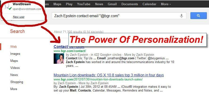 Personalized Search