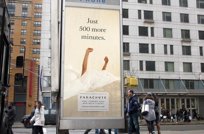 Parachute billboard