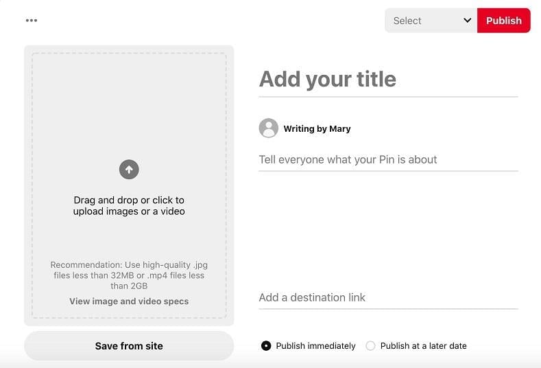 Pinterest promoted pins