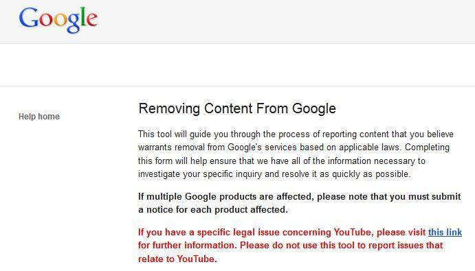 Google has tools to help webmasters with copyright infringing material