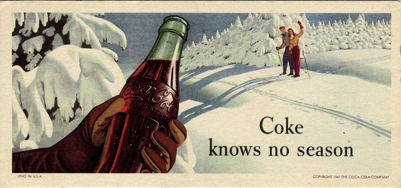 Coke knows no seasons ad