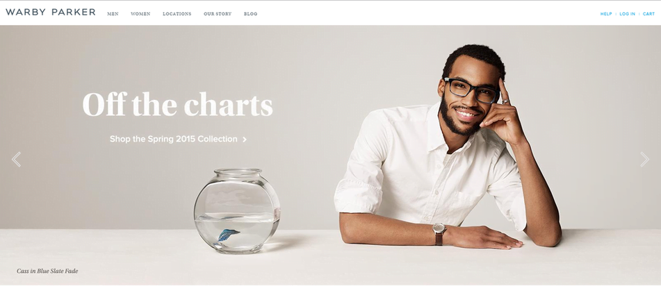 Principles of economics Warby Parker website