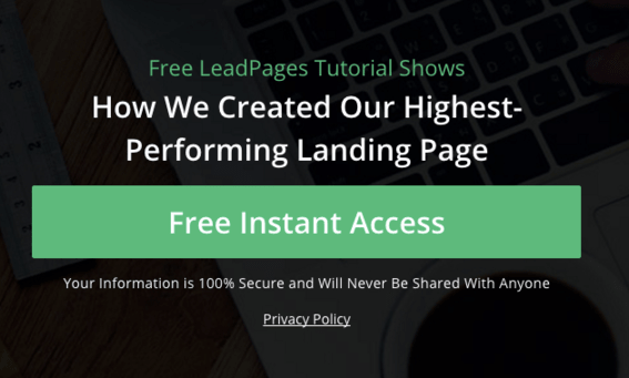 Landing Pages for Lead Generation