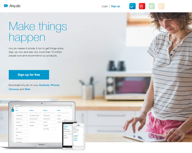 Productivity for content marketers Any.do