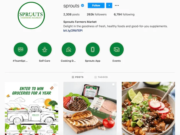 бесплатные способы раскрутки своего аккаунта в Instagram аккаунт sprouts farmers market