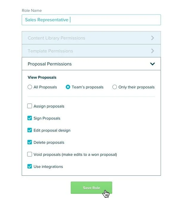 proposal generator tool Proposify team management offering