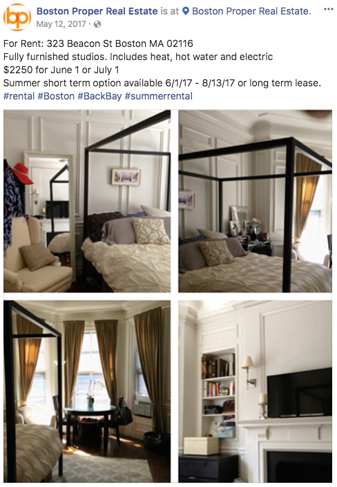 Real estate Facebook ads transparent ad copy example